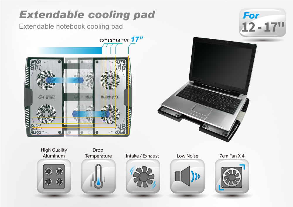 Cooling pad/ Laptop cooling pad/ laptop cooler/ notebook cooling pad/ notebook cooler/ laptop cooling fan/ laptop frozen/ laptop pad/ cooler pad/ notebook cooer pad