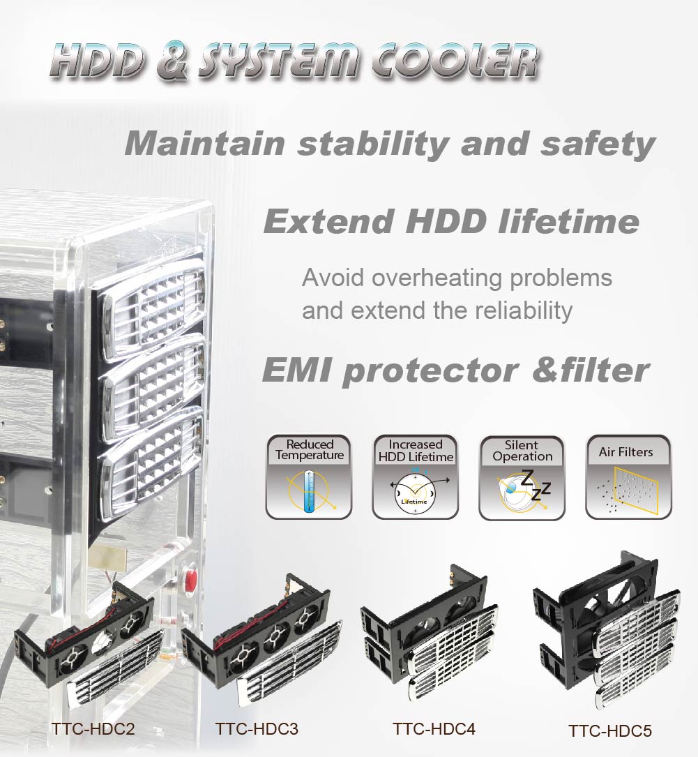 Harde schijf koeler/HDD koeler/HDD koeling/ HDD bevroren/HDD koeler ventilator