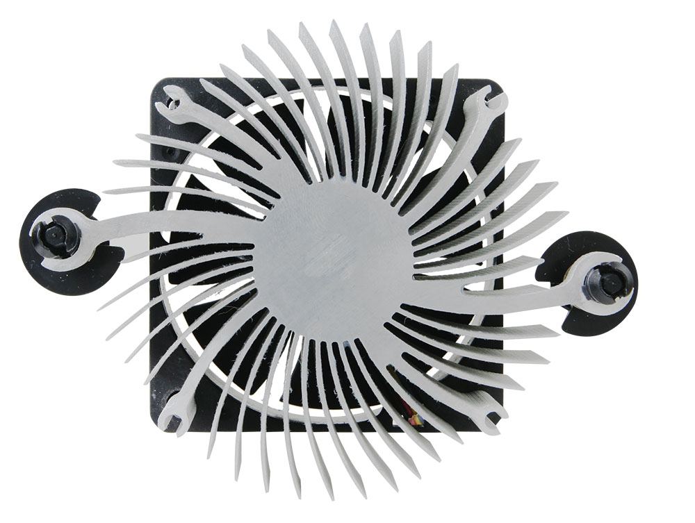 amd- 超静音空冷cpu散热器 / 高密度铝挤散热片 / 6公分散热风扇/ tdp