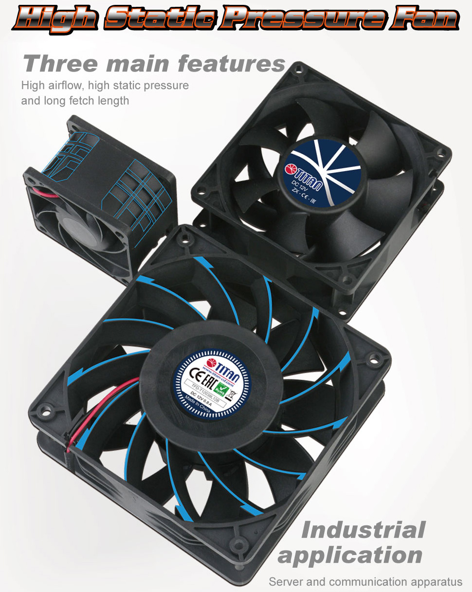 cooler/cooling/ cooling fam/high static pressure fan/ thermal solution/ industrial cooling/higher cooling fan/two ball sleeve bearing