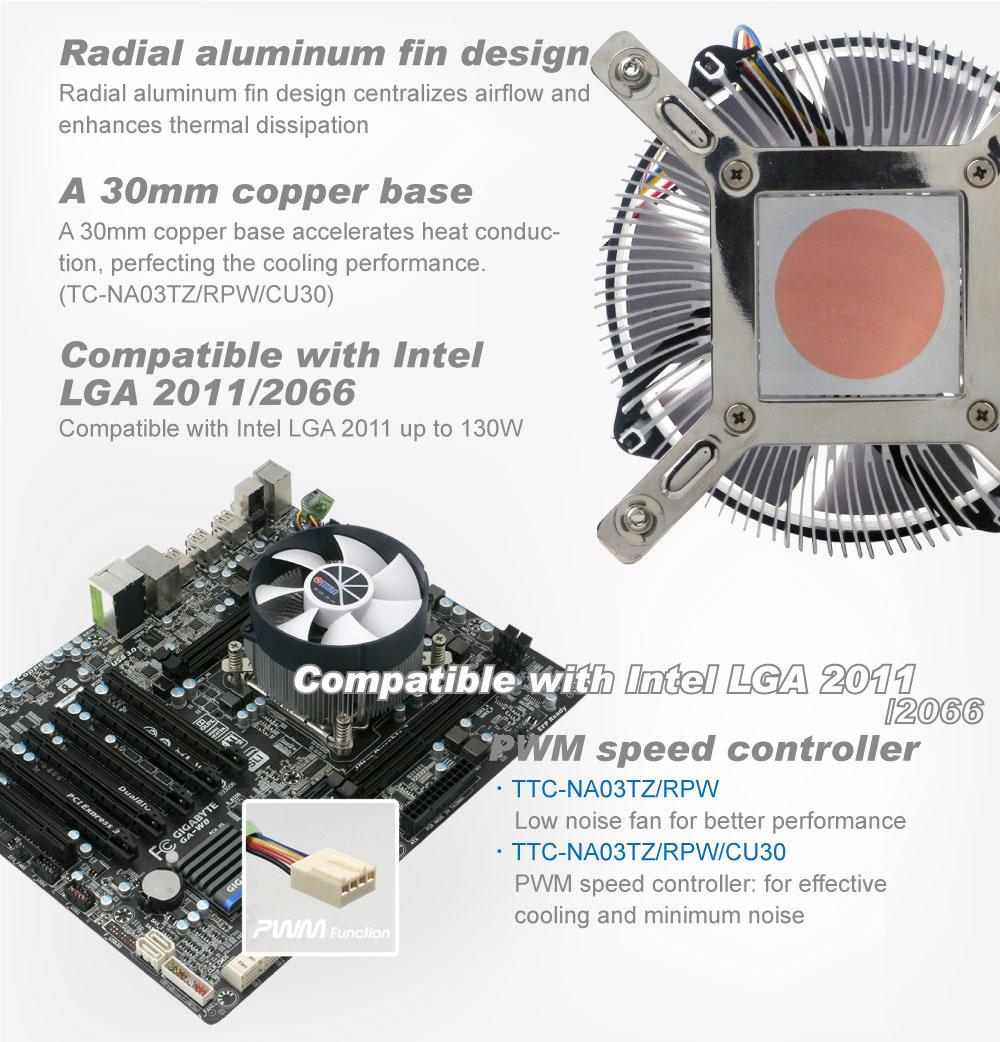 TITAN / CPU / CPU Cooling / CPU Cooler / CPU Frozen / Cooling Fan / CPU Fan / Silent Fan / Heat Sink / Heatsink / Heat Transfer / Heat Dissipation / Cooling Fin / Aluminum Cooling Fin / Aluminum Fin / Computer Cooling