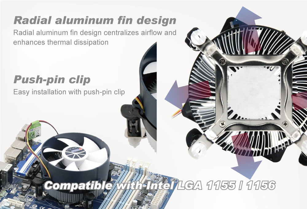 TITAN/CPU Cooler / CPU cooling / CPU frozen / frozen computer / CPU/CPU heatsink / heat sink / heat transfer / heat dissipation/dissipate heat/thermal solution/thermal transfer / thermal dissipation / thermal cooling / Cooling fan / CPU fan / silent fan / aluminum fins / cooling fins / system cooling / Intel platform / AMD platform/Intel LGA 1155 / Intel LGA115/ Intel LGA1200